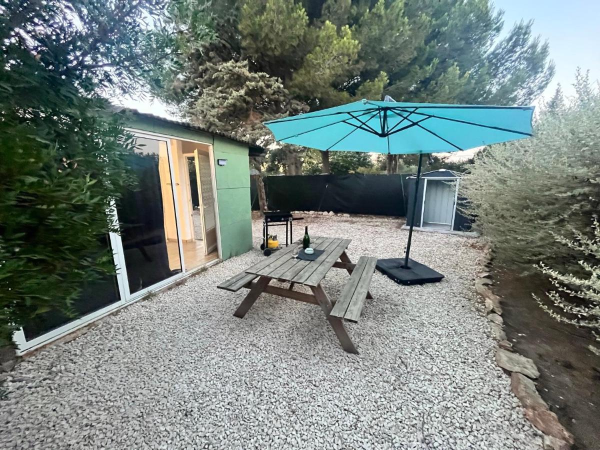 Location T3 Jardin Avec Piscine Villa Meze Luaran gambar