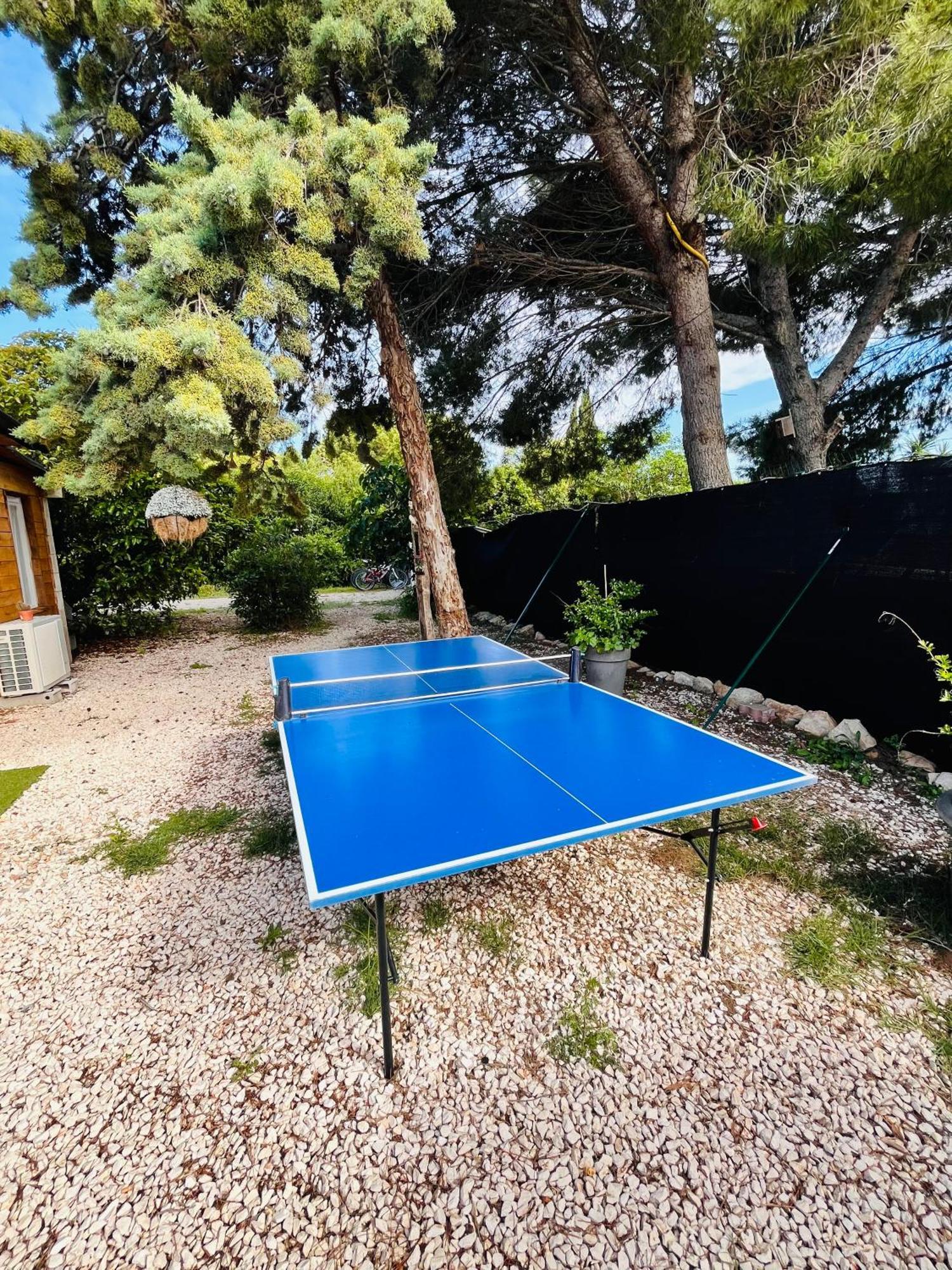Location T3 Jardin Avec Piscine Villa Meze Luaran gambar